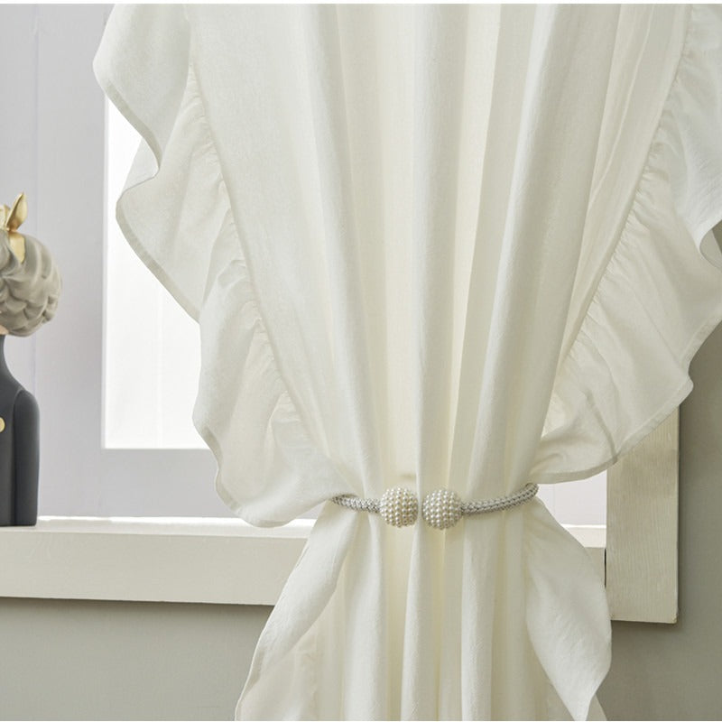 Have a Nice Day Ruffled Curtain