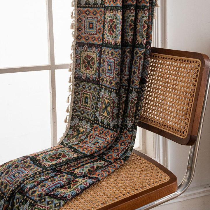 Tribal Totem Tassel Curtain