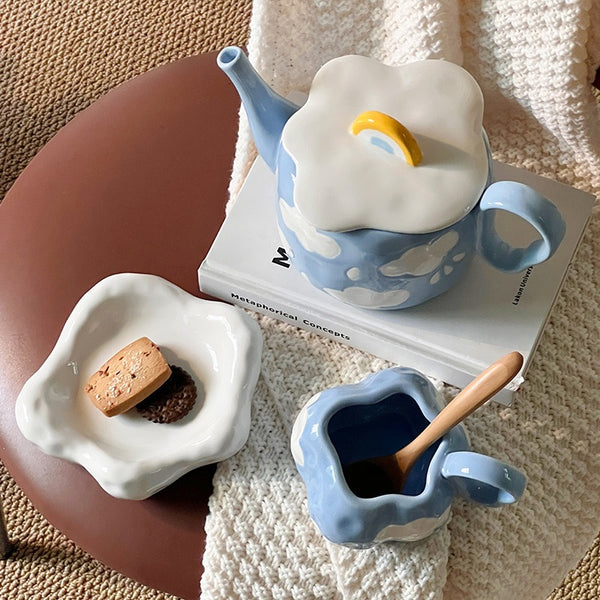 Tea Cloud Dreams Teacup & Pot Set