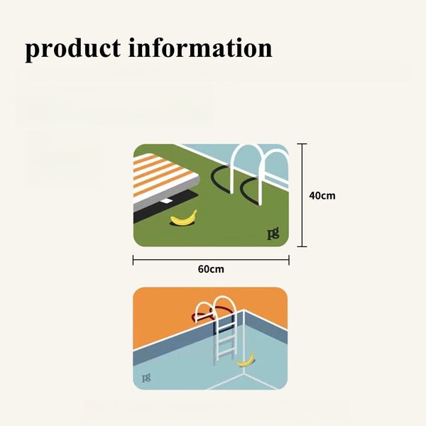 Swimming Banana Bath Mat