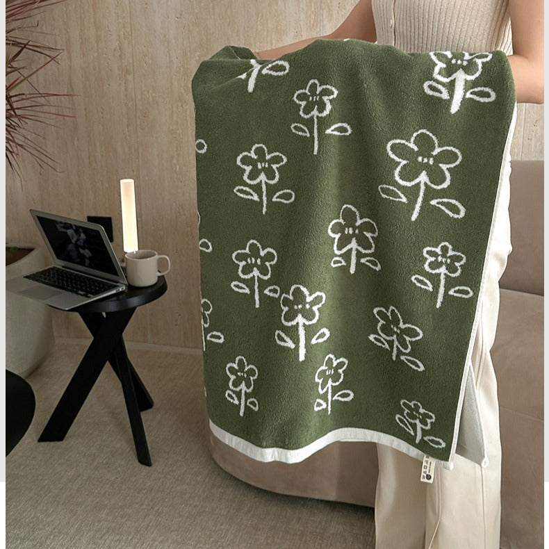 Soft Floral Towel Set Collection