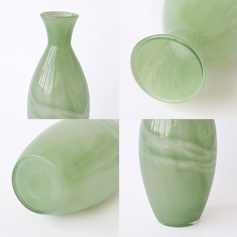 Green Zen Glass Vase