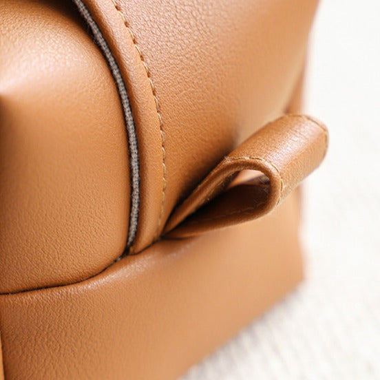 Leather Tissue Box Organiser