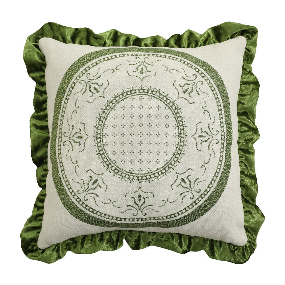 Ornate Ruffle Cushion