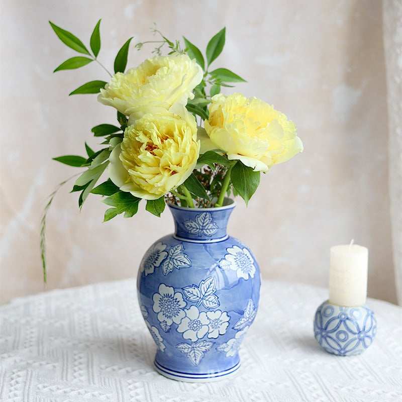 Royal Floral Ceramic Vase