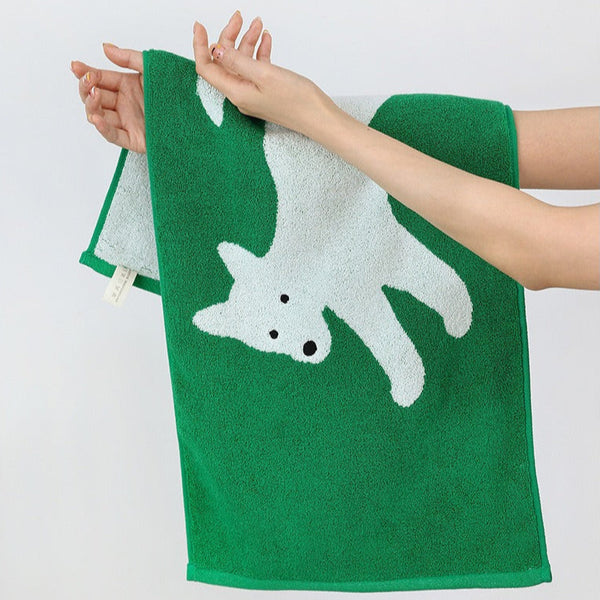 Running Puppy Towel Set