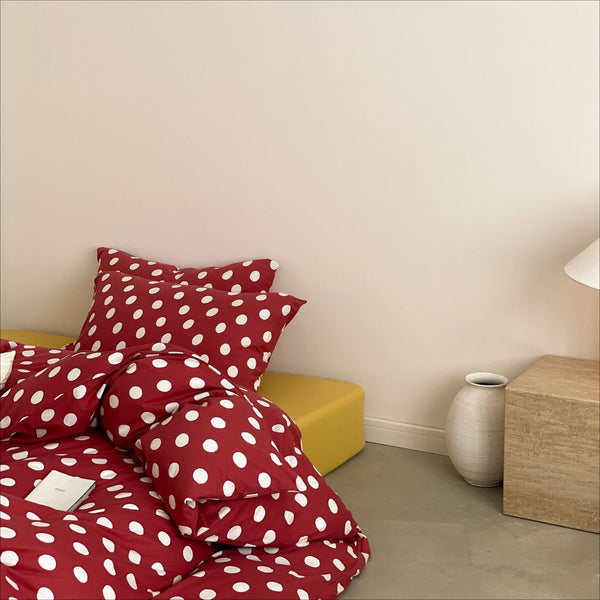 Retro Polka Dots Bedding Set
