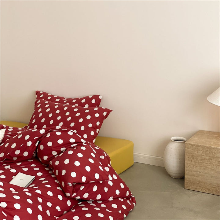 Retro Polka Dots Bedding Set
