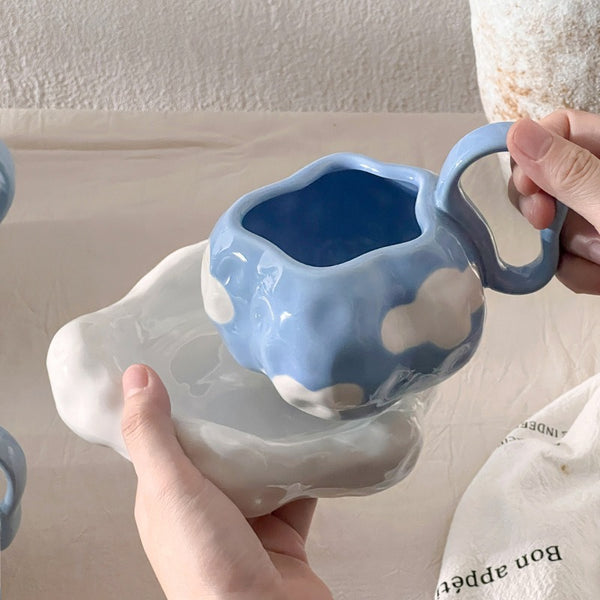 Tea Cloud Dreams Teacup & Pot Set