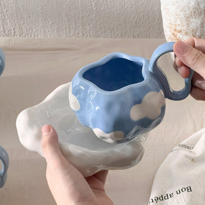 Tea Cloud Dreams Teacup & Pot Set