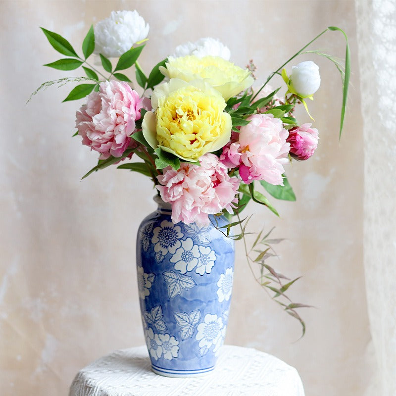 Royal Floral Ceramic Vase