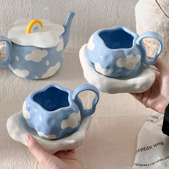 Tea Cloud Dreams Teacup & Pot Set