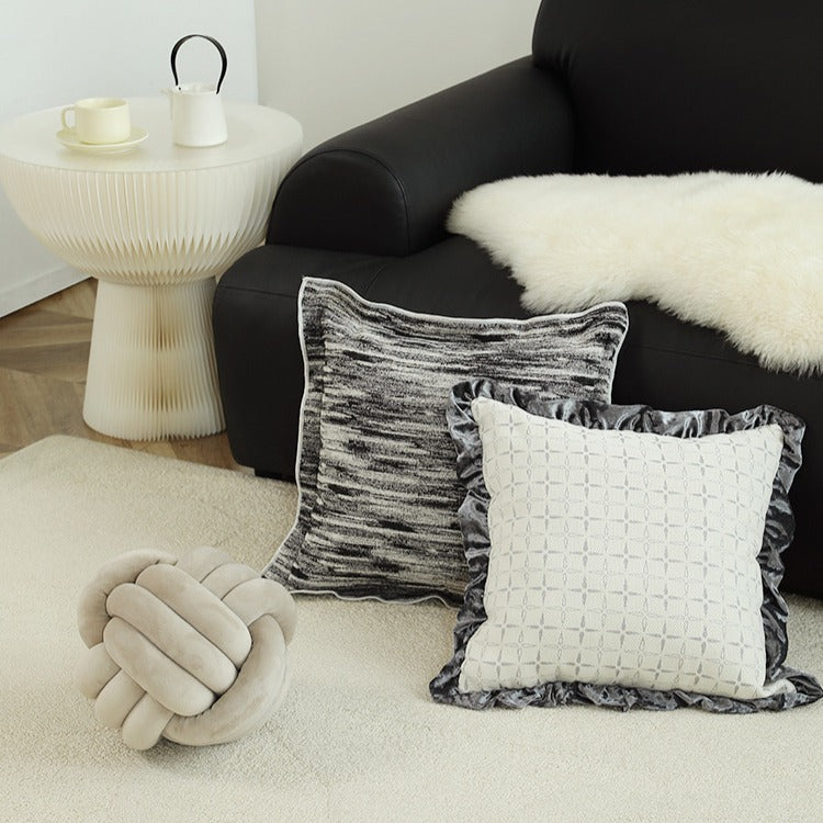 Ornate Ruffle Cushion