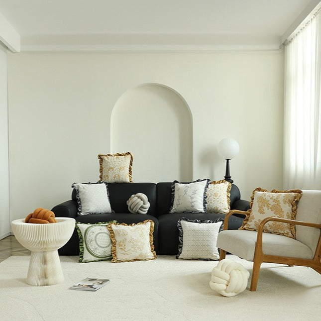 Ornate Ruffle Cushion