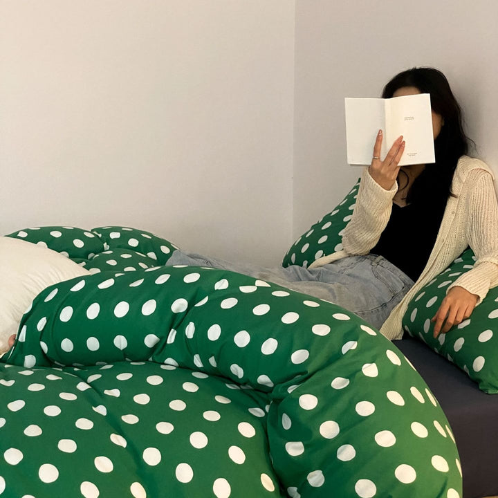 Retro Polka Dots Bedding Set