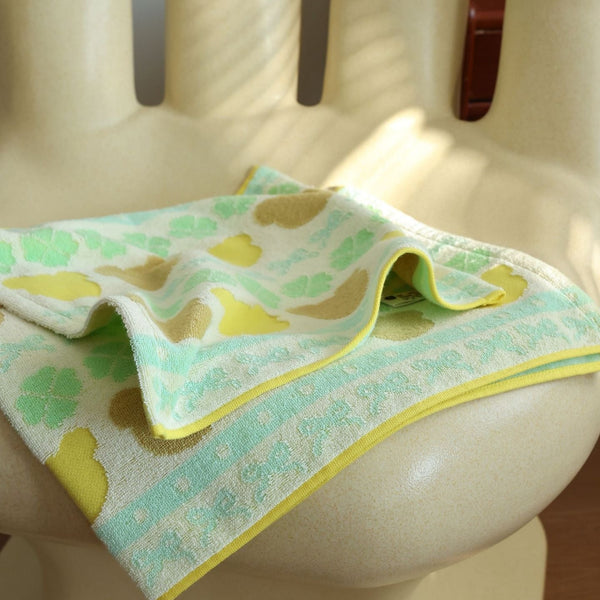 Bear And Clover Towel Collection