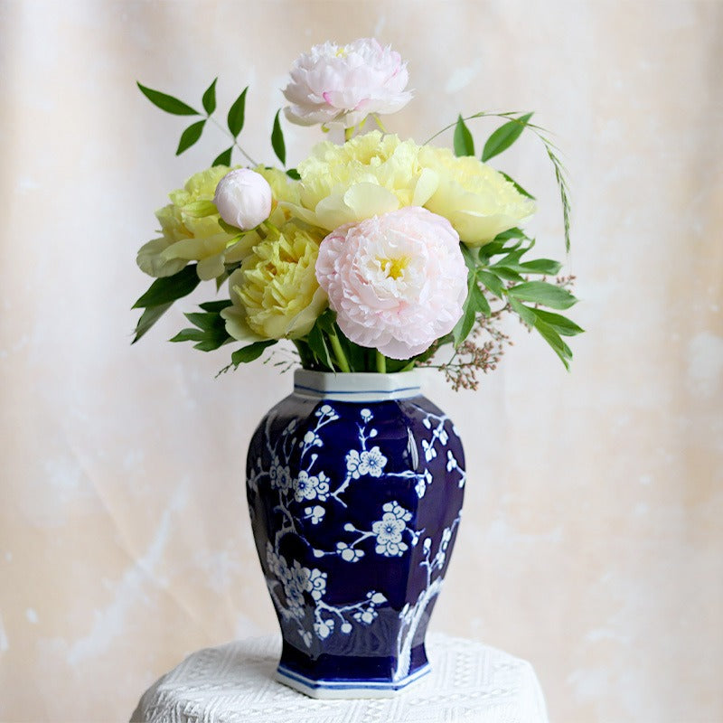 Royal Floral Ceramic Vase