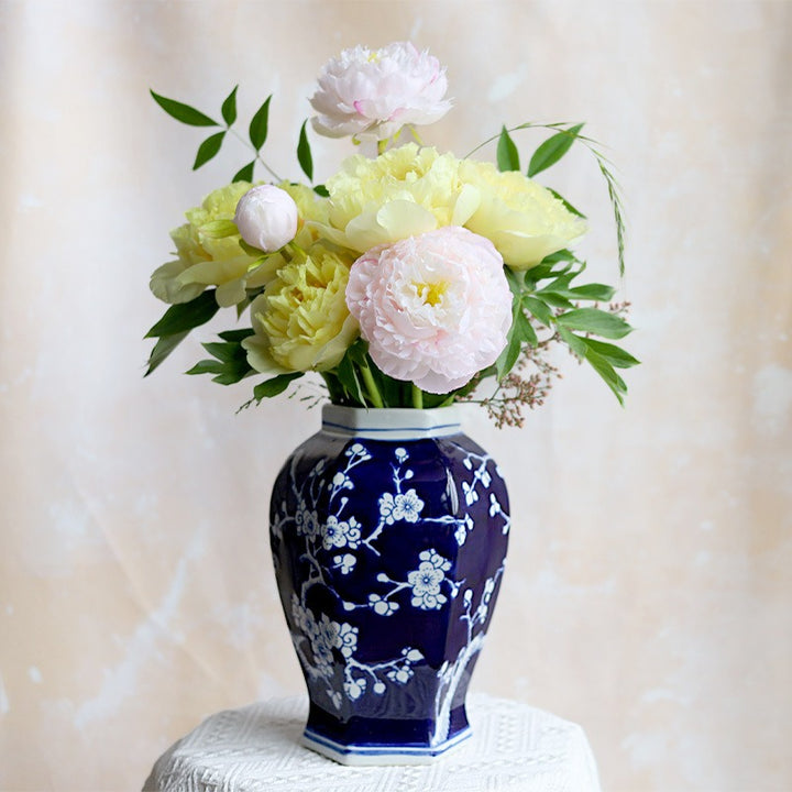 Royal Floral Ceramic Vase