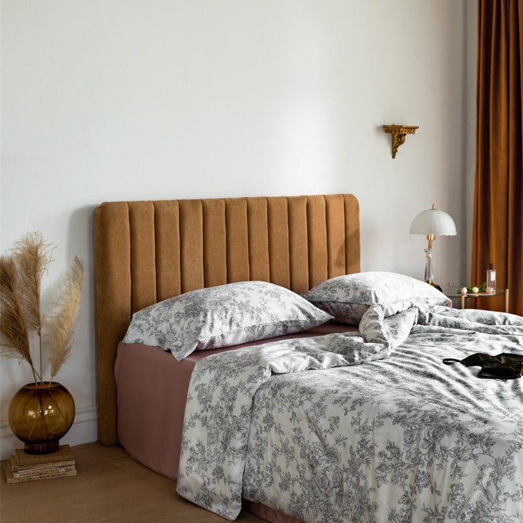 Gray Floral Reverie Bedding Set