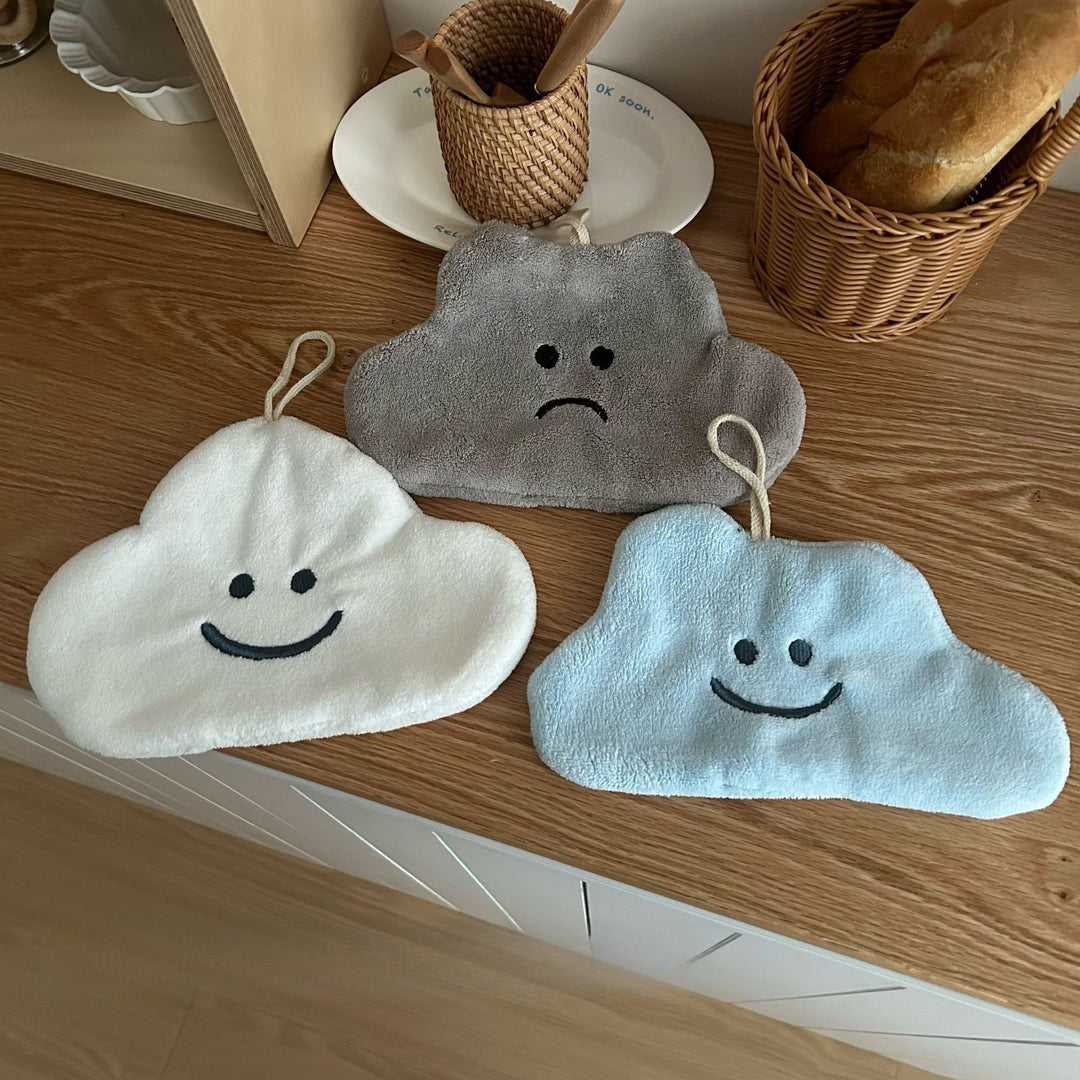 Moody Cloud Hanging Hand Towel Set