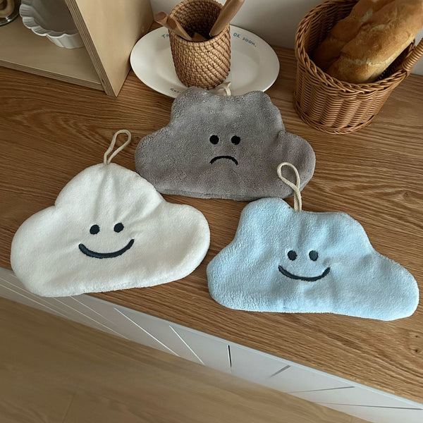 Moody Cloud Hanging Hand Towel Set