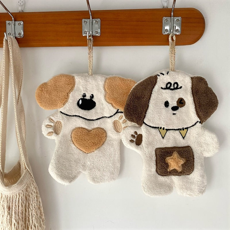 Beagle Twins Hanging Hand Towel Set