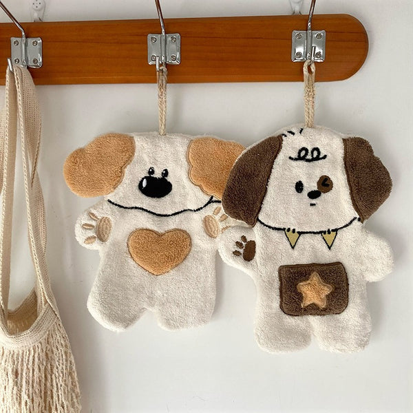 Beagle Twins Hanging Hand Towel Set