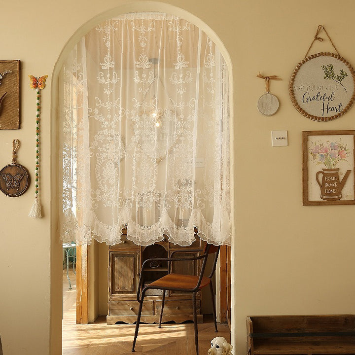 Romance Wave Lace Curtain