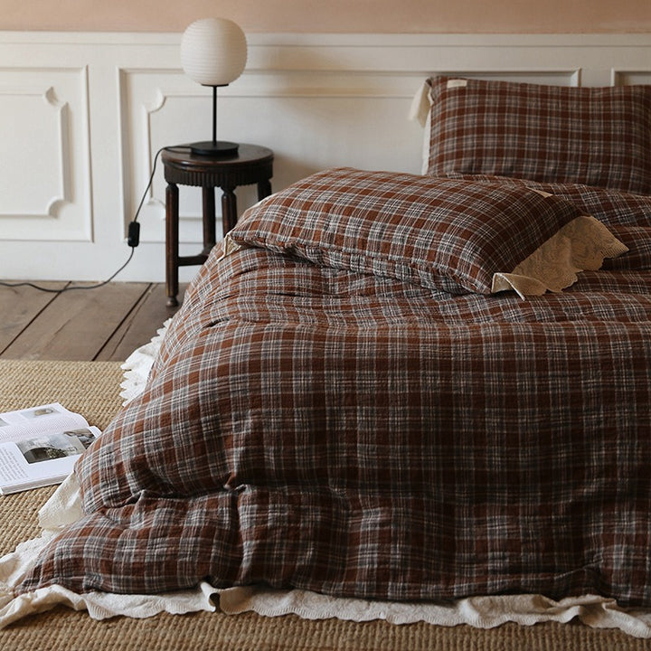 Vintage Tartan Bedding Set