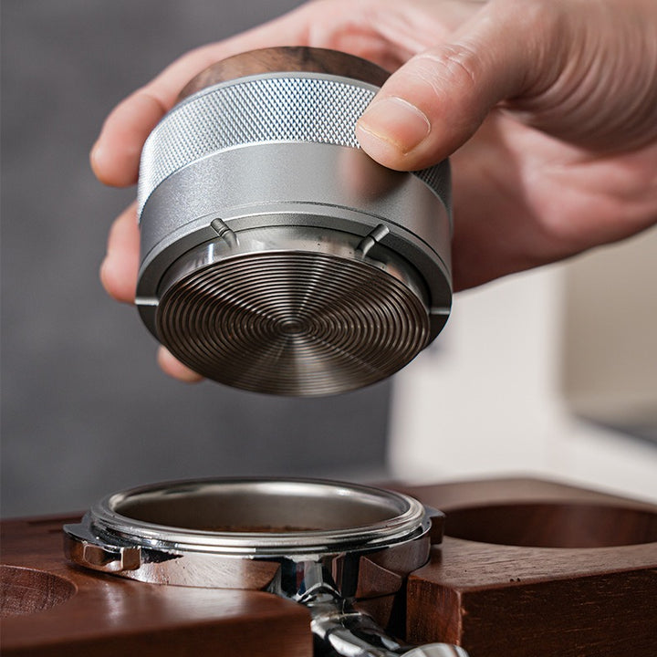 The Daily Grind Wood Coffee Distributor