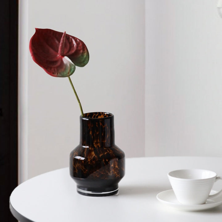 Tortoise Charm Glass Vase