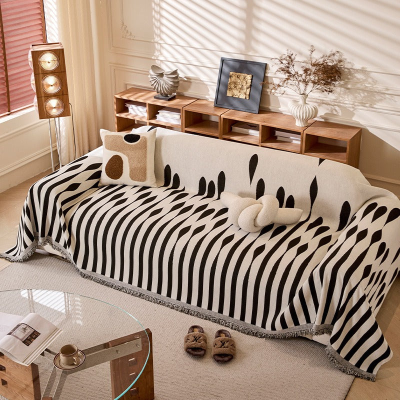 Droplet Striped Sofa Cover