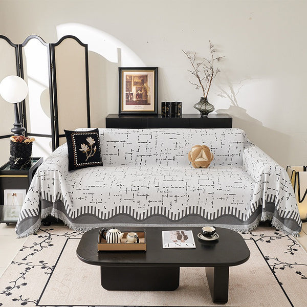 Scribble Wave Sofa Cover