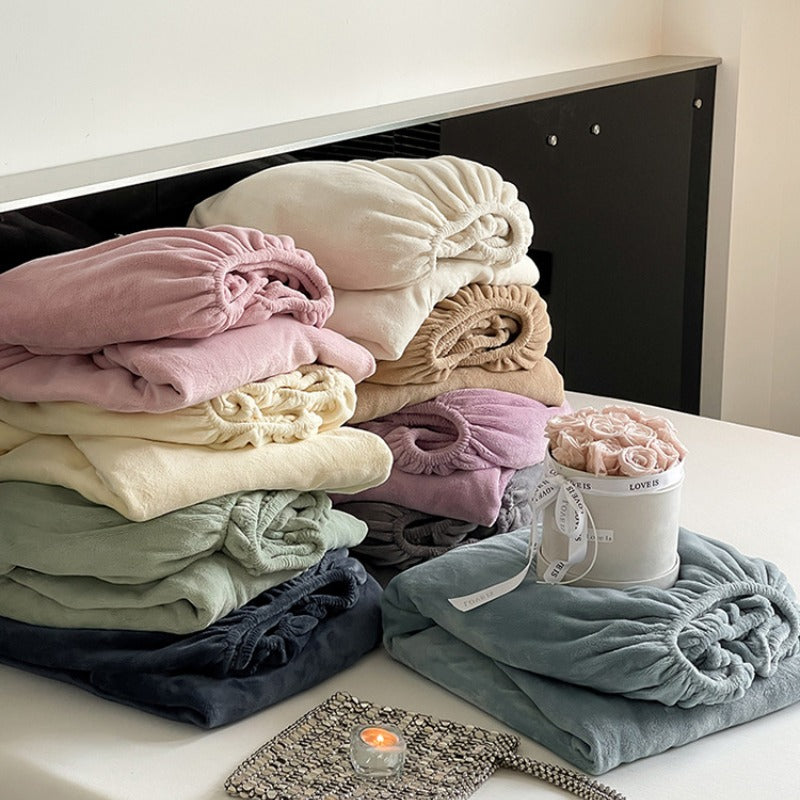 Warm Winter Fleece Fitted Sheet