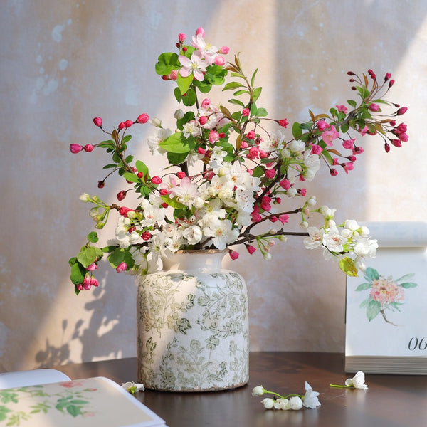 Small Crackle Ceramic Vase