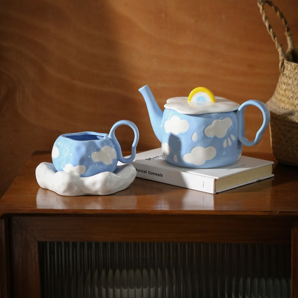 Tea Cloud Dreams Teacup & Pot Set