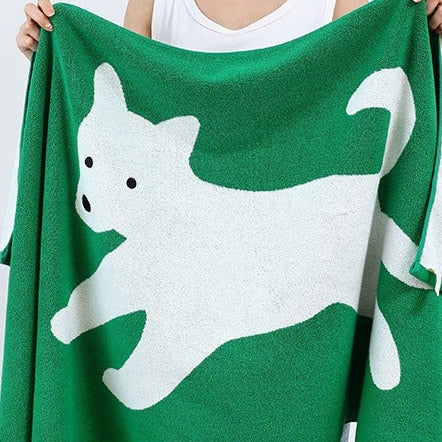 Running Puppy Towel Set