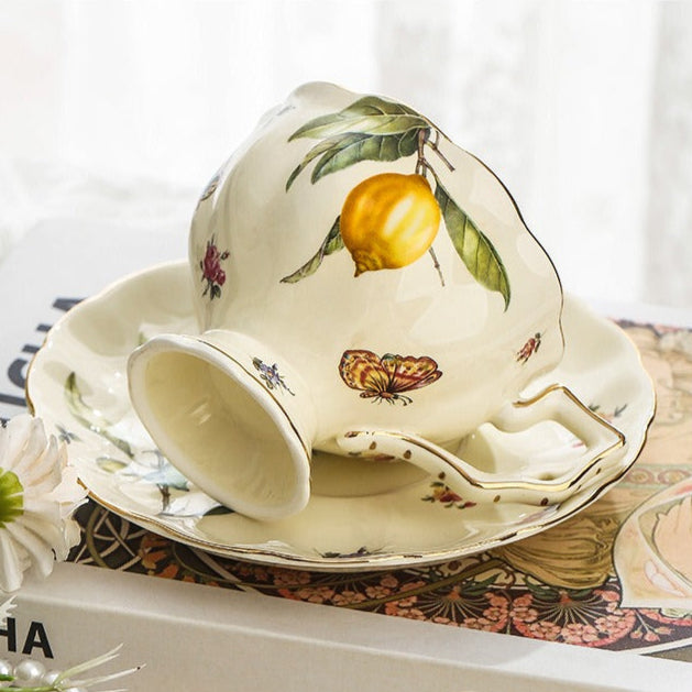 Lemon Garden Teapot & Cup Set