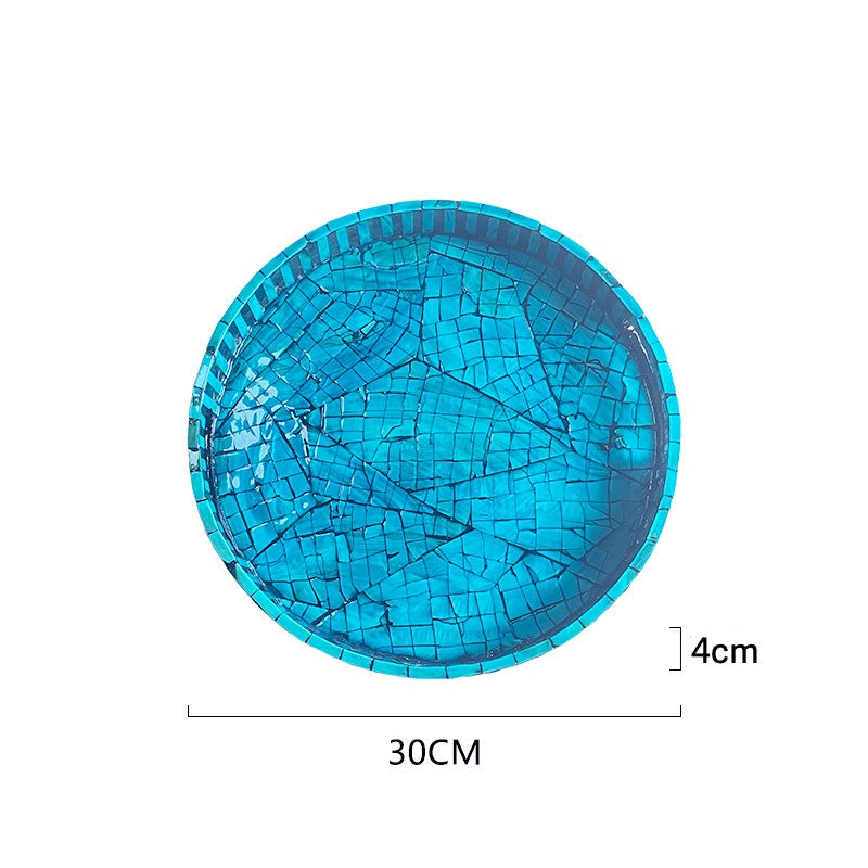 Sapphire Serenity Shell Tray