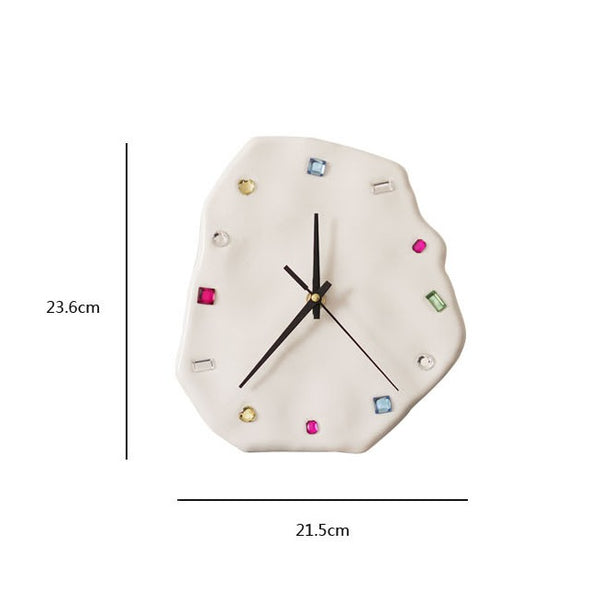 Gem Glam Ceramic Clock