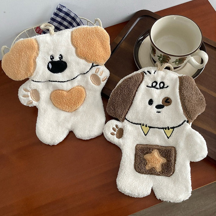 Beagle Twins Hanging Hand Towel Set