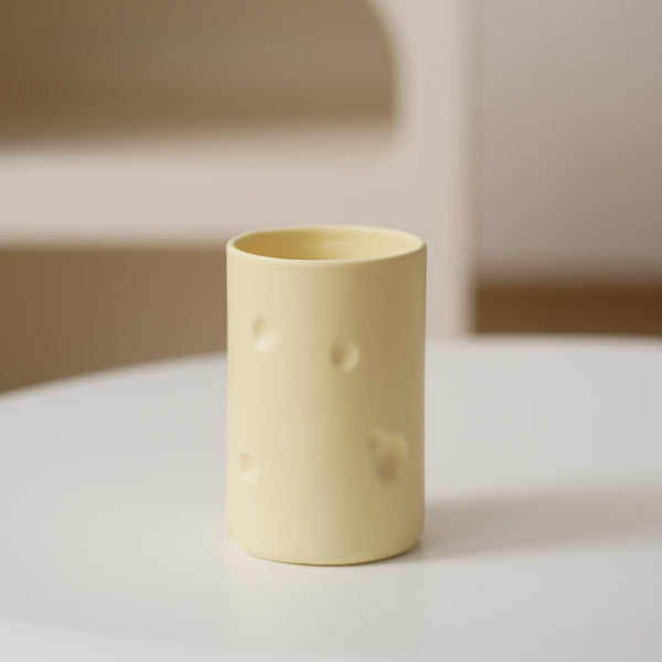 Swiss Cheese Toothbrush Cup