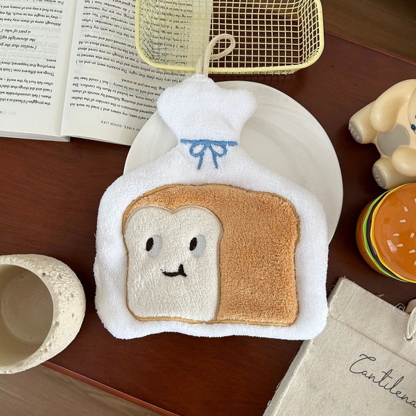 Happy Toast Hanging Hand Towel Set