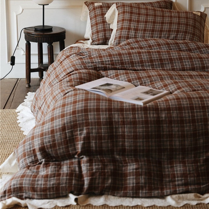 Vintage Tartan Bedding Set
