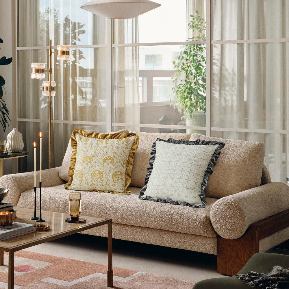 Ornate Ruffle Cushion