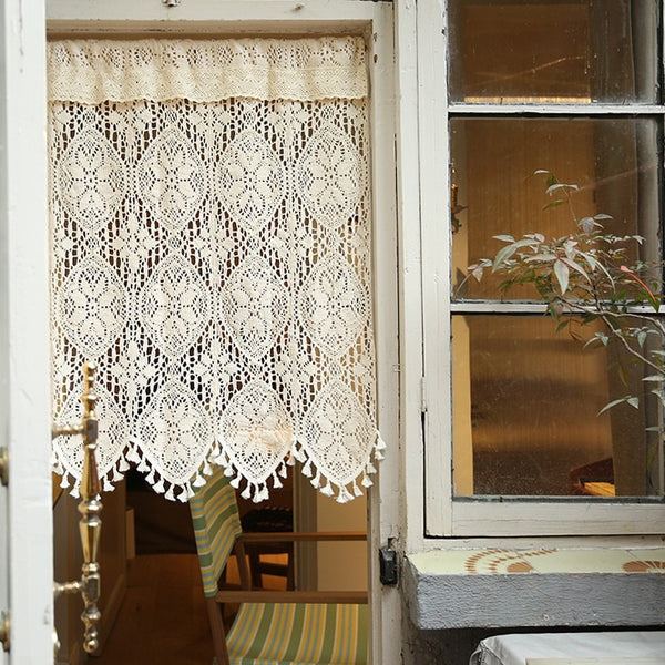 Retro Tassel Cabinet Curtain