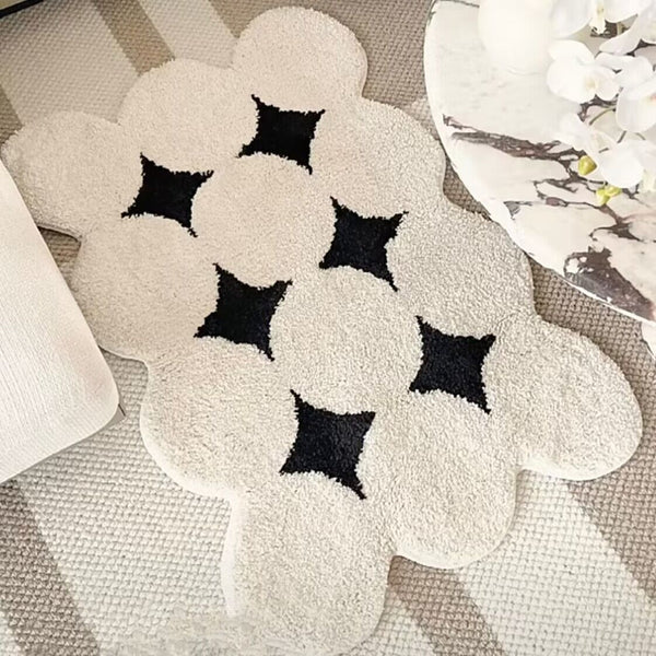 Polka Dots Plus Bath Mat