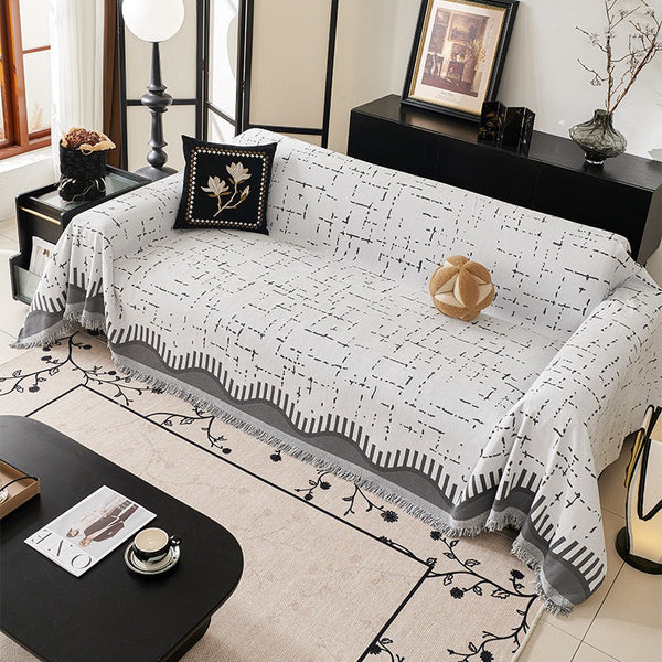 Scribble Wave Sofa Cover