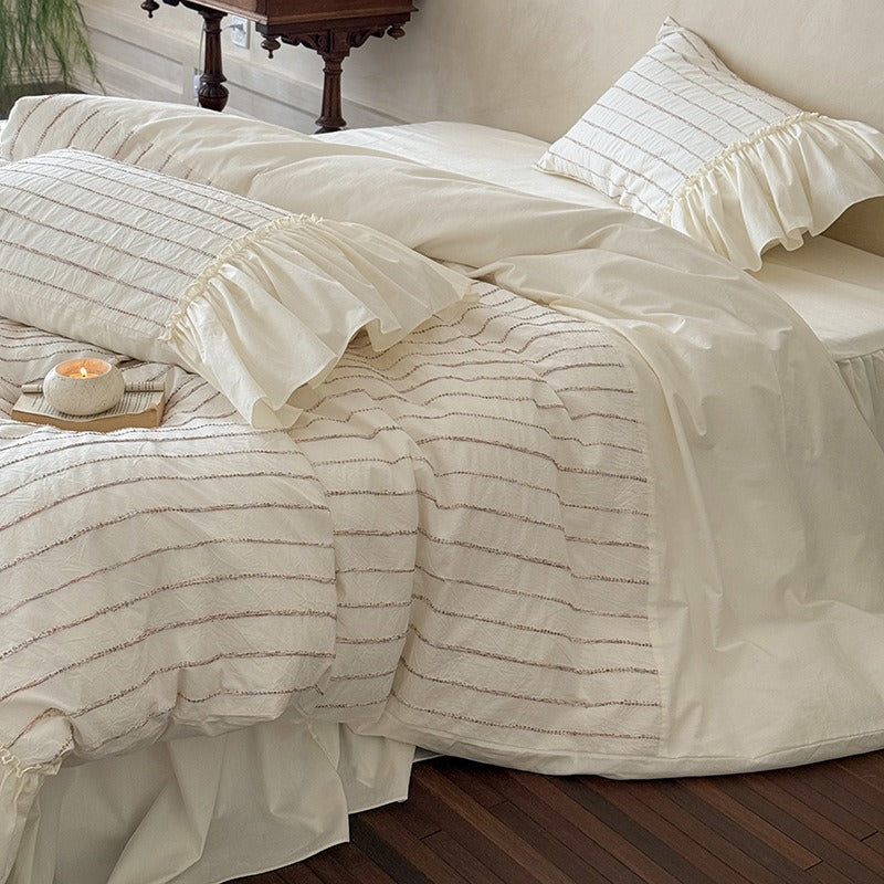 Morning Breeze Striped Bedding Set