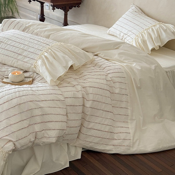 Morning Breeze Striped Bedding Set
